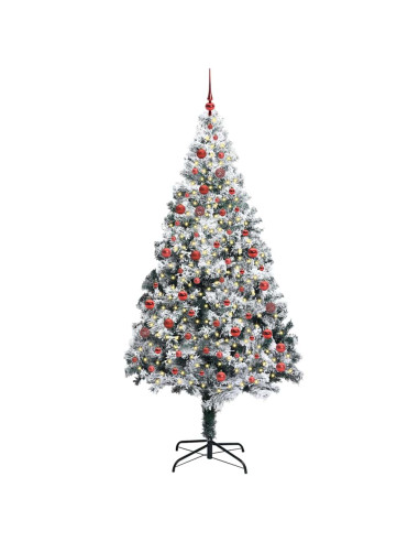 Albero di Natale artificiale con 300 LED Verde 210 cm