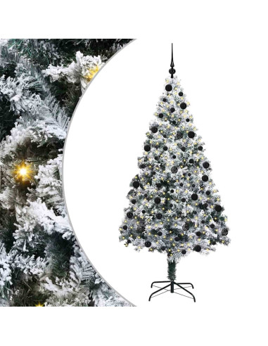 Albero di Natale artificiale con 300 LED Verde 210 cm