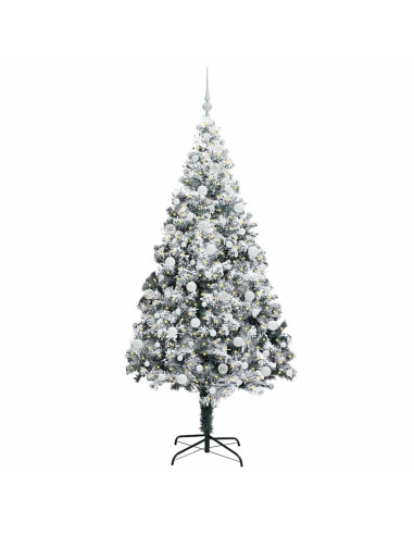 Albero di Natale artificiale con 300 LED Verde 210 cm
