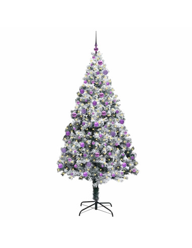 Albero di Natale artificiale con 300 LED Verde 210 cm