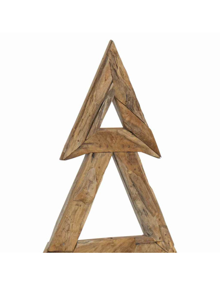 Albero di Natale Marrone 180 cm Legno massello di teak