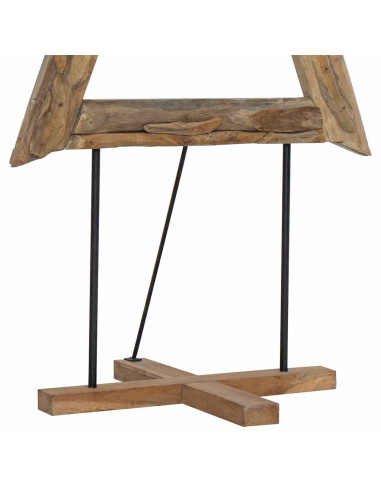 Albero di Natale Marrone 180 cm Legno massello di teak