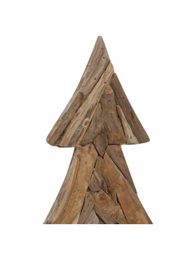 Albero di Natale Marrone 150 cm Legno massello di teak