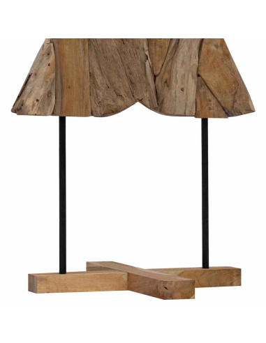 Albero di Natale Marrone 150 cm Legno massello di teak