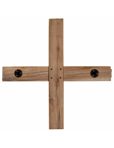 Albero di Natale Marrone 150 cm Legno massello di teak