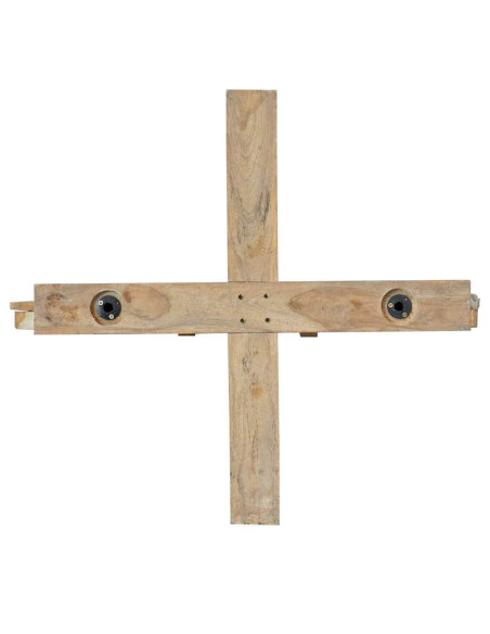 Albero di Natale Marrone 180 cm Legno massello di teak