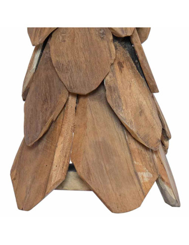 Albero di Natale Marrone 80 cm Legno massello di teak