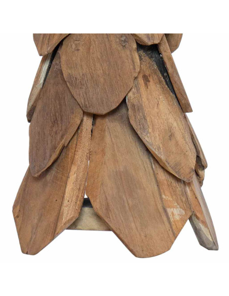 Albero di Natale Marrone 80 cm Legno massello di teak