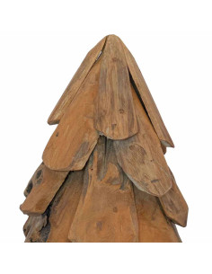 Albero di Natale Marrone 60 cm Legno massello di teak 2