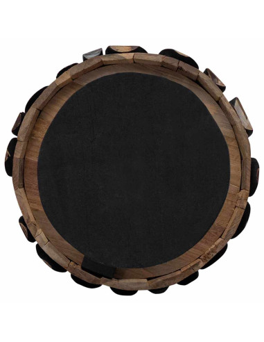 Albero di Natale Marrone 120 cm Legno massello di teak