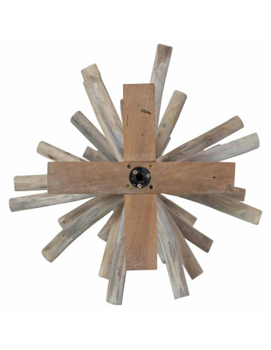 Albero di Natale Marrone 90 cm Legno massello di teak