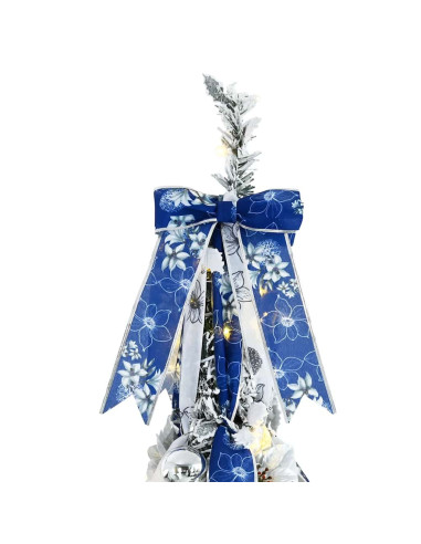 Albero di Natale artificiale con 50 LED Verde 120 cm PVC