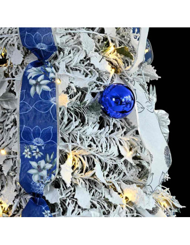 Albero di Natale artificiale con 100 LED Verde 150 cm PVC