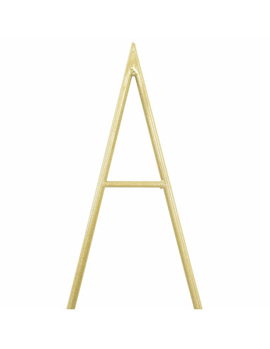 Albero di Natale in metallo con supporto Oro 90 cm