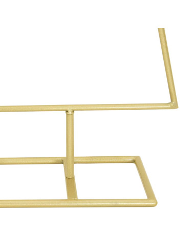 Albero di Natale in metallo con supporto Oro 90 cm