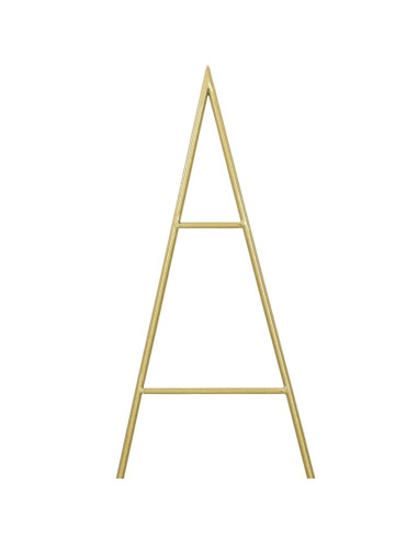 Albero di Natale in metallo con supporto Oro 150 cm