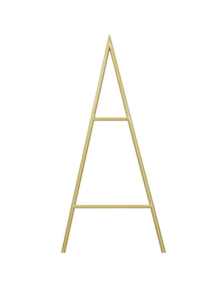 Albero di Natale in metallo con supporto Oro 150 cm