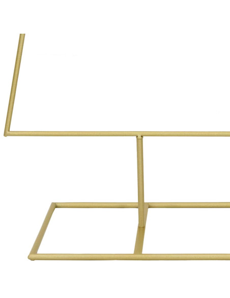 Albero di Natale in metallo con supporto Oro 150 cm