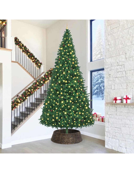 Collare per Albero di Natale Nero 105 x 105 x 28 cm