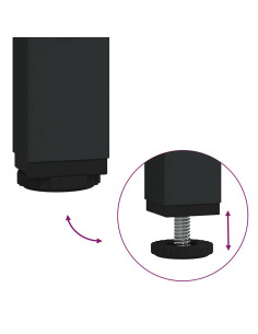 Set di mobili per il bagno con porta 3 pcs rovere artigianale