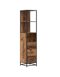 Set di mobili per il bagno con cassetto 3 pcs Legno vecchio