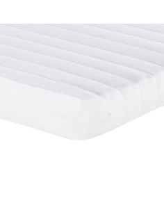 Materasso in schiuma bianco 90x190 cm 7 zone durezza 20 ILD