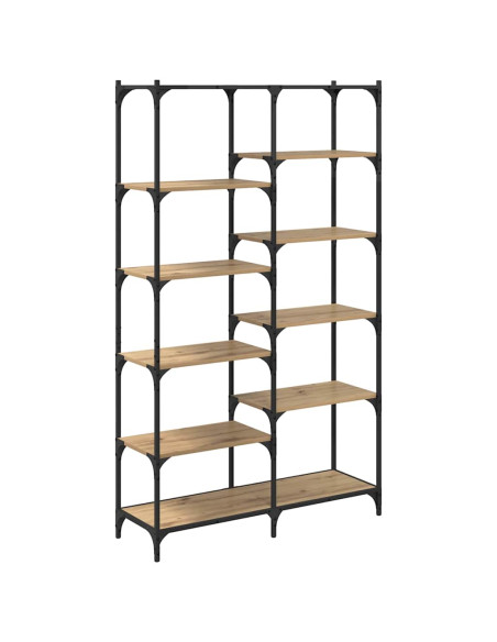 Libreria rovere artigianale 100 x 32 x 170 cm Legno multistrato