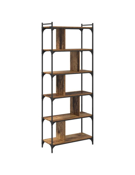 Libreria Legno vecchio 76 x 32 x 192 cm Legno multistrato