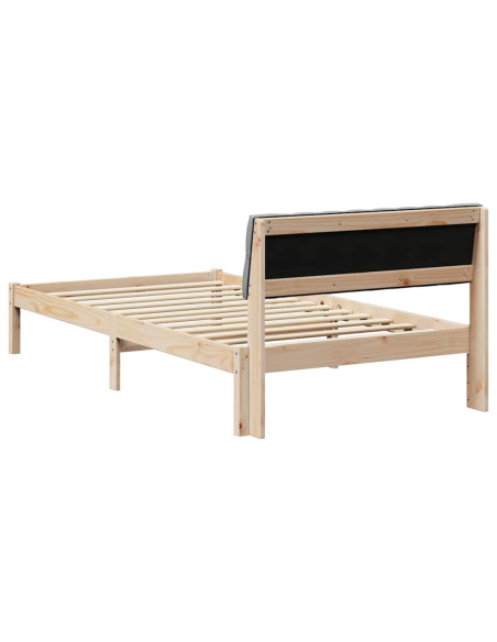 Struttura del Letto Marrone e grigio chiaro 100 x 200 cm