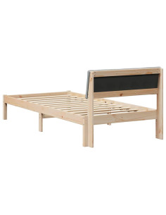 Struttura del Letto Marrone e grigio chiaro 100 x 200 cm