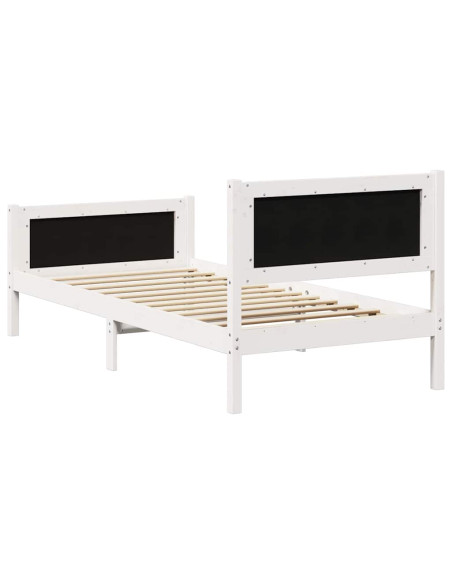 Struttura del letto Grigio chiaro 100 x 200 cm Tessuto