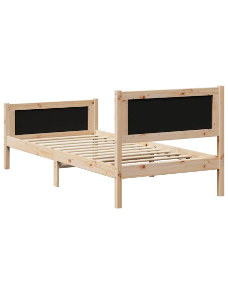 Struttura del letto con testiera Talpa 90 x 190 cm Tessuto