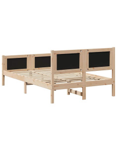 Struttura del letto Grigio scuro 120 x 200 cm Tessuto