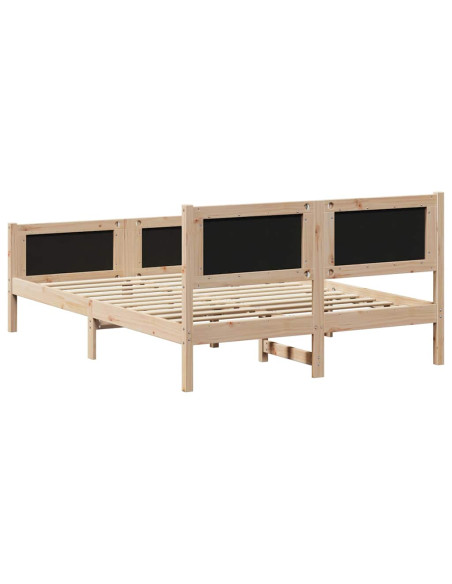 Struttura del letto con testiera Talpa 140 x 190 cm Tessuto