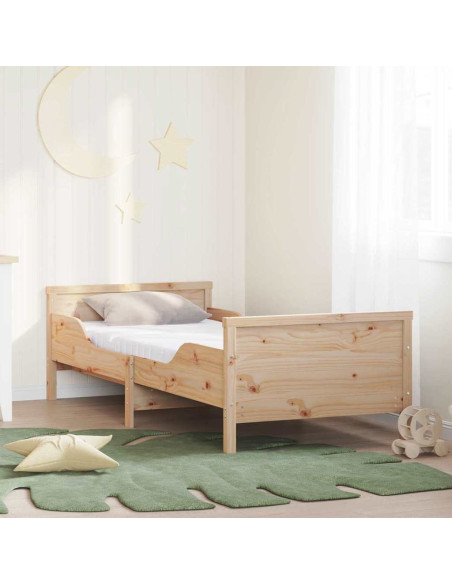 Struttura del letto Marrone 80 x 200 cm Legno di pino massello