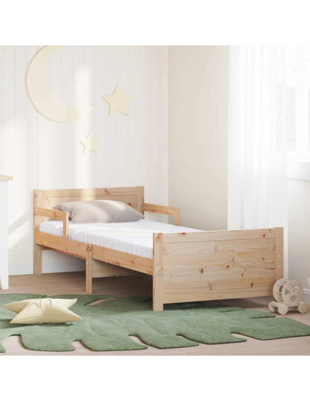 Struttura del letto con materasso Marrone 80 x 200 cm