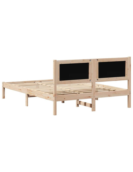 Struttura del letto con testiera Talpa 140 x 190 cm Tessuto