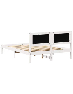 Struttura del letto Grigio chiaro 150 x 200 cm Tessuto