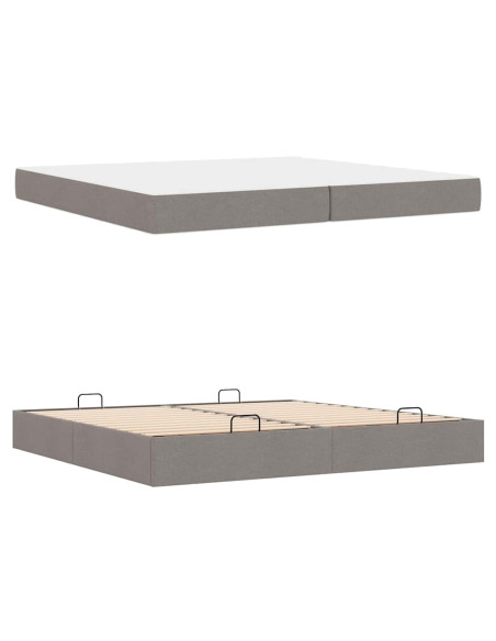 Struttura del letto Talpa 200 x 200 cm Tessuto