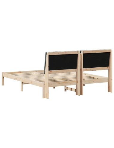 Struttura del letto Marrone 150 x 200 cm Pino massello