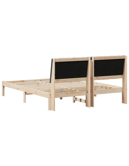 Struttura del letto Marrone 150 x 200 cm Pino massello