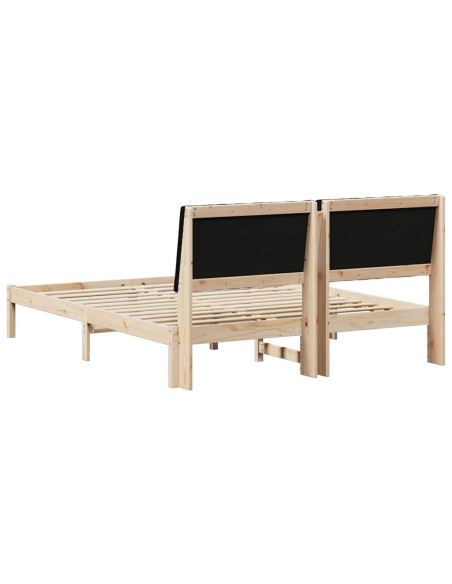 Struttura del letto Marrone 150 x 200 cm Pino massello