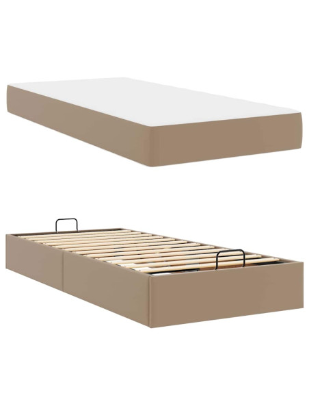 Struttura letto con materasso Cappuccino 80 x 200 cm