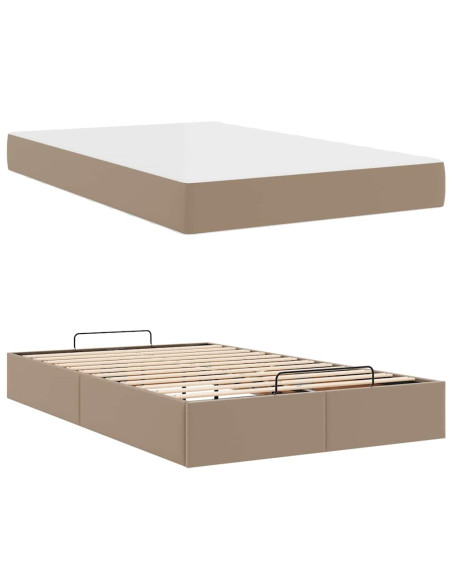 Struttura letto con materasso Cappuccino 120 x 190 cm