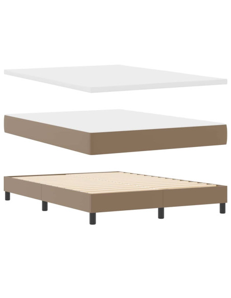Struttura letto con materasso Cappuccino 160 x 200 cm
