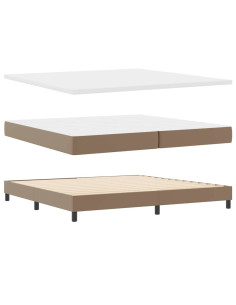 Struttura letto con materasso Cappuccino 200 x 200 cm
