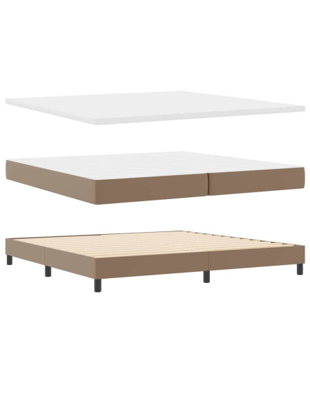 Struttura letto con materasso Cappuccino 200 x 200 cm