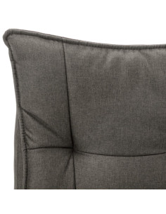 Sedia Massaggiante da Ufficio Grigia in Tessuto