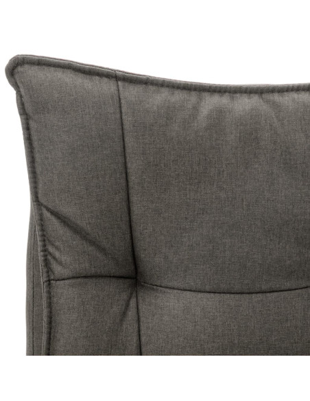 Sedia Massaggiante da Ufficio Grigia in Tessuto