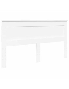 Testiera con testiera Bianco 200 cm Legno multistrato